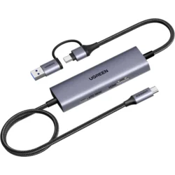 Ugreen USB-C adapter za zajem slike HDMI 4K@30Hz z USB PD 100W