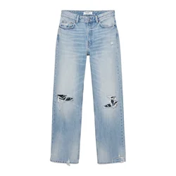 Pull&Bear Kavbojke moder denim