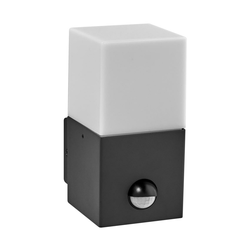 Ledvance - Spoljno zidno svetlo sa senzorom FIGO SQUARE 1xE27/20W/230V