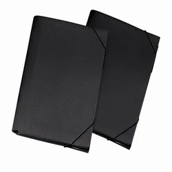 MAPA ZA KUĆNI BUDŽET 12 PREGRADA S GUMICOM A4 LEBEZ 2554-N CRNA