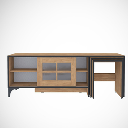 Hanah Home Revival TV polica, Braon