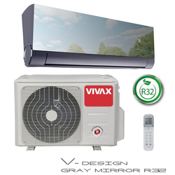 VIVAX KLIMA COOL V DESIGN ACP-12CH35AEVI R32 3,81kW GRAY MIRROR