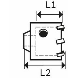 Bosch kruna za bušenje SDS-plus-9 za šestougaoni adapter 68 x 50 x 80 mm 2608550076