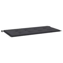Jastuk za vrtnu klupu crni 120x50x4 cm od tkanine Oxford