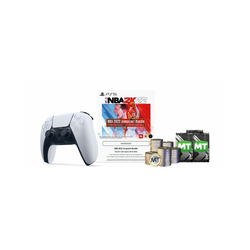 Gamepad PlayStation 5 DualSense - White + NBA 2K22 Jumpstart paket