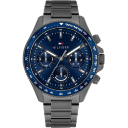 Tommy Hilfiger Muški hronograf kvarcni sat, Plavo-crni