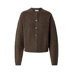 The Base Theory Pletena jopa CARDIGAN rjava