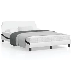 Okvir za krevet Dover crno-bijeli 120x200 cm umjetna koža