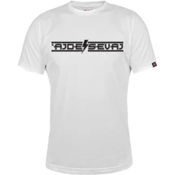 011Shop Muška majica kratkih rukava  Ajde sevaj! , Bela