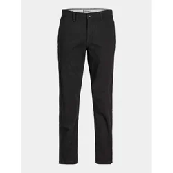 Jack & Jones Chino hlače Dave 12212930 Črna Regular Fit