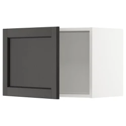 METOD Zidni element, bela/Lerhyttan crno bajcovano, 60x40 cm