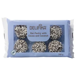 DELIFIKA Ovsene kuglice s čokol. i kokosom, Sa sertifikatom Rainforest Alliance, 240 g