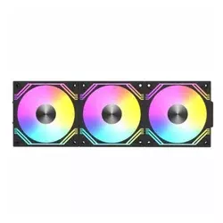 Raidmax Kuler NV-MD120FBP3, 120mm, RGB, Crni