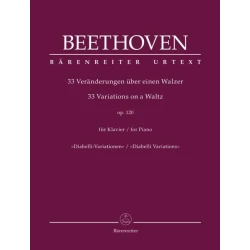 BEETHOVEN:33 VARIATIONS ON A WALTZ OP.120 DIABELLI VARIATIONS
