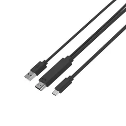Kabal usb type-c sa hdmi 4k 30hz 1.8m + usb-a napajanje 1.2m (otn-uc505) onten ( AV400 )
