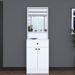Hanah Home Komoda za hodnik P6 3293, 60x182.8x35.5 cm, Bela