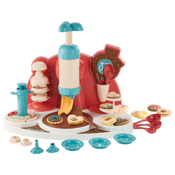 Hravá kuchárka s receptami pre deti Chef Easy Biscuits Factory Smoby na prípravu drobných koláčov s ozdobamiod 5 rokov SM312117