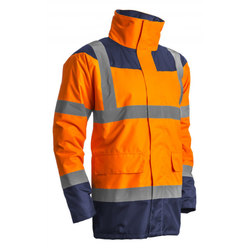 Coverguard signalizirajuća zaštitna hi-viz jakna keta narandžasto-plava veličina xxl ( 7ketoxxl )
