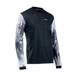 Mens NorthWave Enduro Jrs Ls Black/Anthracite Cycling Jersey