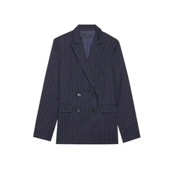 Anna Field Blazer temno modra/bela