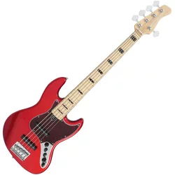 Sire Marcus Miller V7 Vintage Ash-5 2nd Gen Bright Metallic Red 5 strunska bas kitara