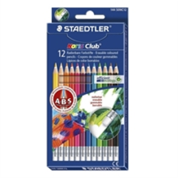 STAEDTLER barvice z radirko Noris Club ABS 12/1