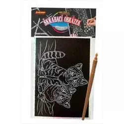 Artlover Holografska slika za praskanje - Kittens