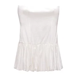 Pull&Bear Poletna obleka  bela