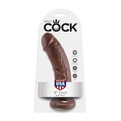 King Cock 8inch brown