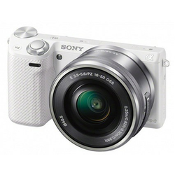 SONY fotoaparat NEX-5RLW bel + objektiv 16-50mm