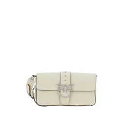 PINKO Ročna torbica Pinko Sacs a main Love One Slouchy Zip Classic V Blanc bela