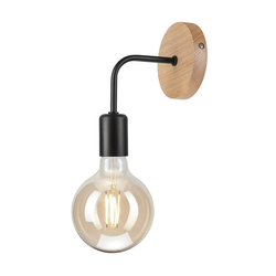 Zidna svetiljka VITO OAK 1xE27/60W/230V