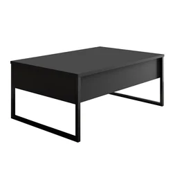 Hanah Home Luxe Sto za dnevnu sobu, Crna