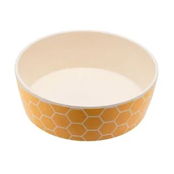Pasja posoda BecoBowl Bamboo – rumena L 18,5 cm/1,65 l