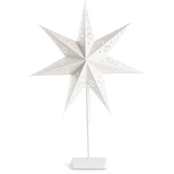 XMAS Star UNAKIT O45xH66cm white