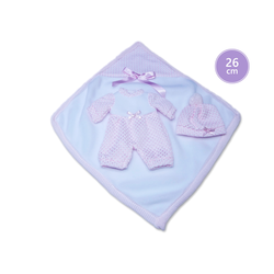 Llorens M26-310 oblačila za punčko NEW BORN, velikost 26 cm