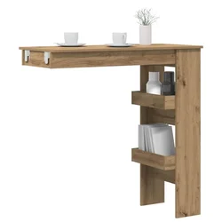 Zidni barski stol Artisan hrast 102x45x103,5 cm izrađeno drvo