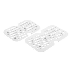 2-piece drip rack set for glass food containers, M/L, FRESH & SAVE -