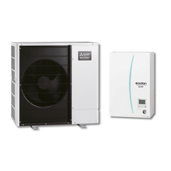 Mitsubishi Electric Ecodan - Set PUHZ-SW100VAA+EHSC-YM9C+PAC-TH011-E, (PUHZ-SW100VAA/EHSC-YM9C/PAC-TH011-E)