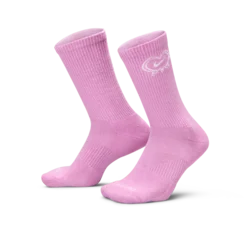 Nogavice Nike Everyday Plus Cushioned Crew Socks 1-Pack Lt Magenta/ Sail L
