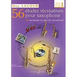 LACOUR: 56 ETUDES RECREATIVES 1 +CD NOTE