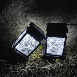Solarni baštenski fenjer beli