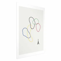shumee Plakat - Barviti krogi - Digitalna grafika - Minimalizem
