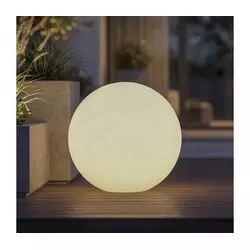 Kanlux 45930 - Spoljašnja svetiljka STONO 1xE27/15W/230V pr. 20 cm IP65 bela