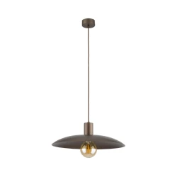 Lestenec na vrvici ASTRA 1xE27/15W/230V pr. 41 cm rjava