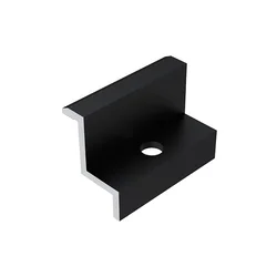 Končna objemka 35mm črna anodizirana