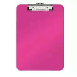Leitz Pisalni blok s sponko WOW, A4, roza