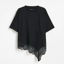 Reserved - Bluza sa čipkastim porubom