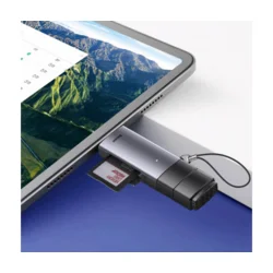 Baseus čitalec SD/Micro SD/MMC/M2 kartic Ključek USB-A in USB Type C