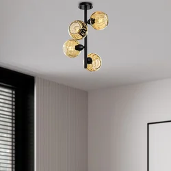 Opviq Luster Benek-15-14494, 40x40x55cm, IP20, Crno-žuti